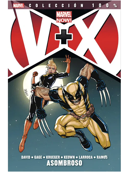 V+X: LOS VENGADORES + LA PATRULLAX 02: ASOMBROSO - PANINI ESPANA 1
