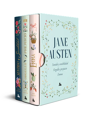 ESTUCHE JANE AUSTIN. CANTOS TINTADOS