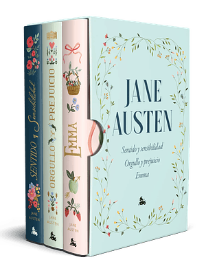 ESTUCHE JANE AUSTIN. CANTOS TINTADOS