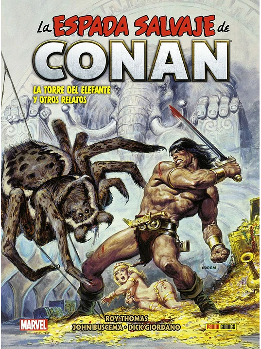 LA ESPADA SALVAJE DE CONAN: LOS CLASICOS DE MARVEL VOL. 08 - PANINI MEXICO 1