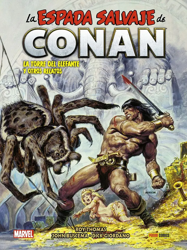 LA ESPADA SALVAJE DE CONAN: LOS CLASICOS DE MARVEL VOL. 08 - PANINI MEXICO 1