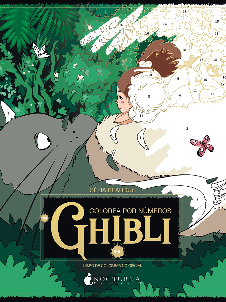 COLOREA POR NÚMEROS: STUDIO GHIBLI 1