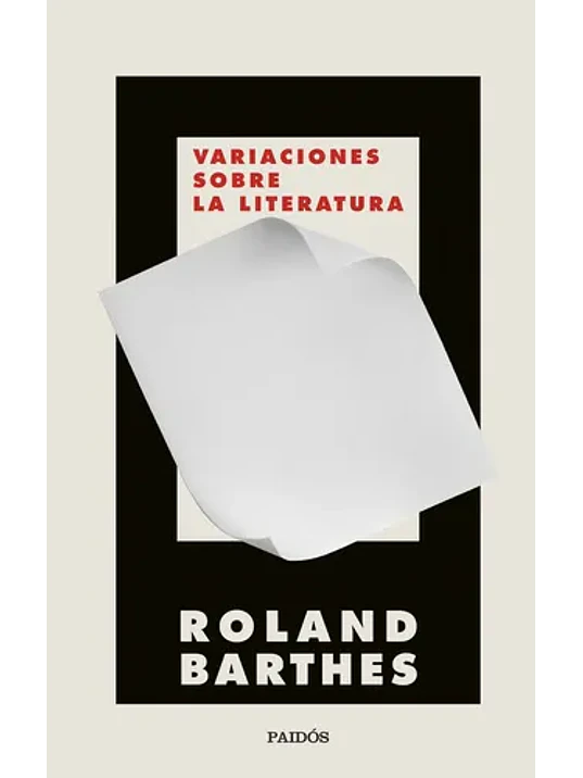 VARIACIONES SOBRE LA LITERATURA - PAIDOS 1