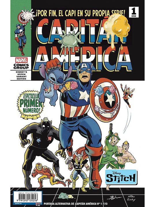 CAPITÁN AMÉRICA NÚM. 01/173 (PORTADA ALT.) 1
