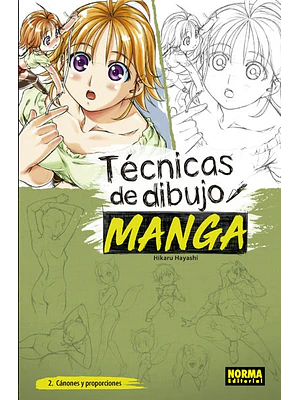 TECNICAS DE DIBUJO MANGA 02- CNONES Y PROPORCIONES - NORMA