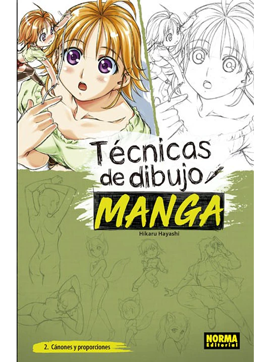 TECNICAS DE DIBUJO MANGA 02- CNONES Y PROPORCIONES - NORMA 1