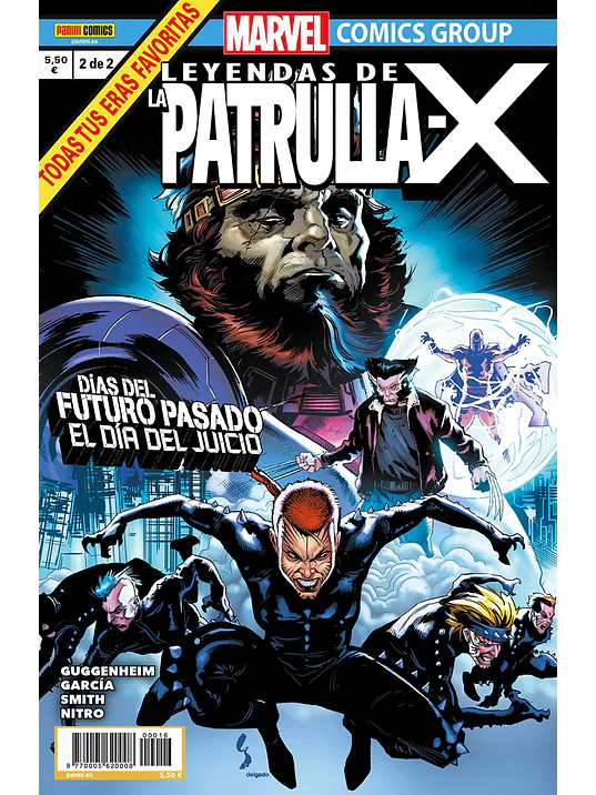 LEYENDAS DE LA PATRULLA-X: DÍAS DEL FUTURO PASADO - EL DÍA DEL JUICIO 2 DE 2 - PANINI ESPANA 1