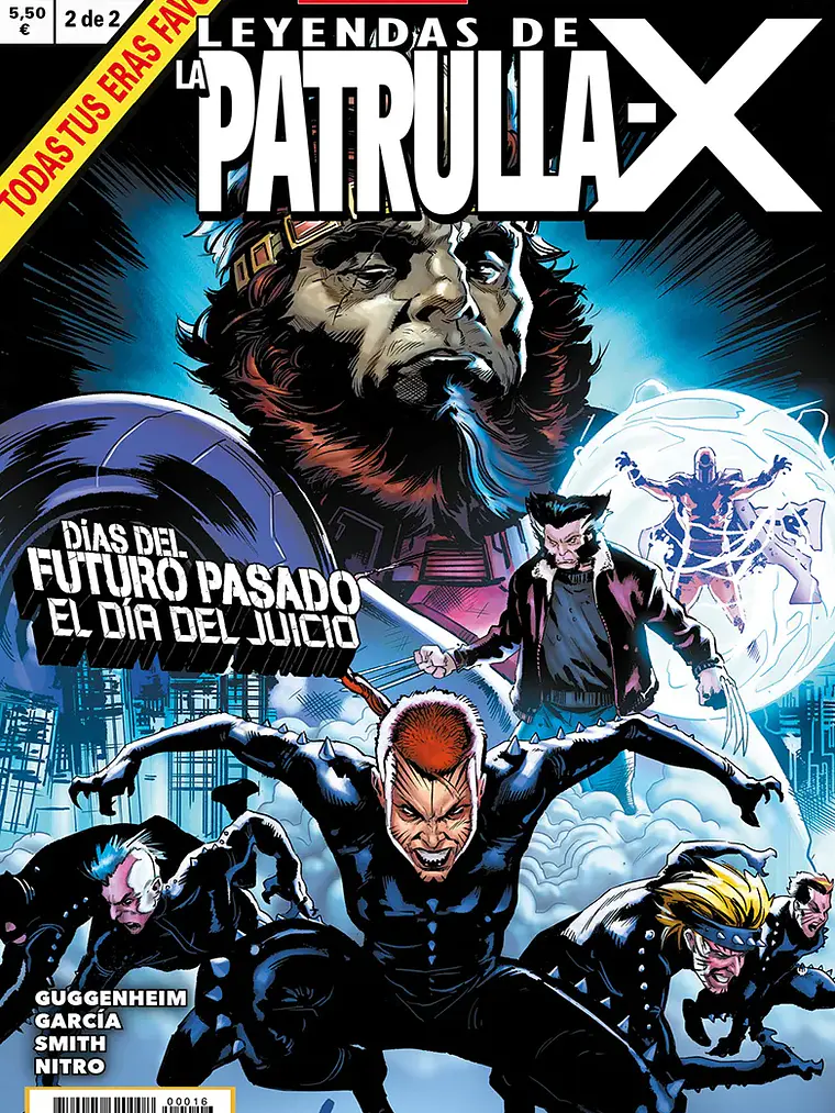 LEYENDAS DE LA PATRULLA-X: DÍAS DEL FUTURO PASADO - EL DÍA DEL JUICIO 2 DE 2 - PANINI ESPANA 1