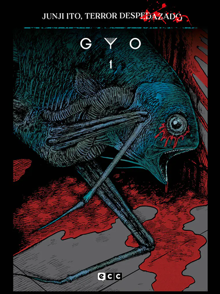 JUNJI ITO, TERROR DESPEDAZADO 08 DE 28 - GYO NUM. 1 - ECC 1