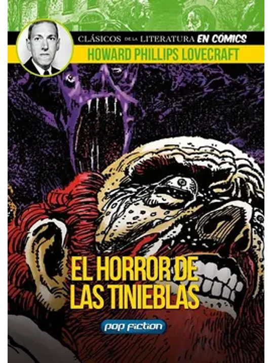 CLASICOS DE LA LITERATURA EN COMICS EL HORROR DE LAS TINIEBLAS - POP FICTION 1