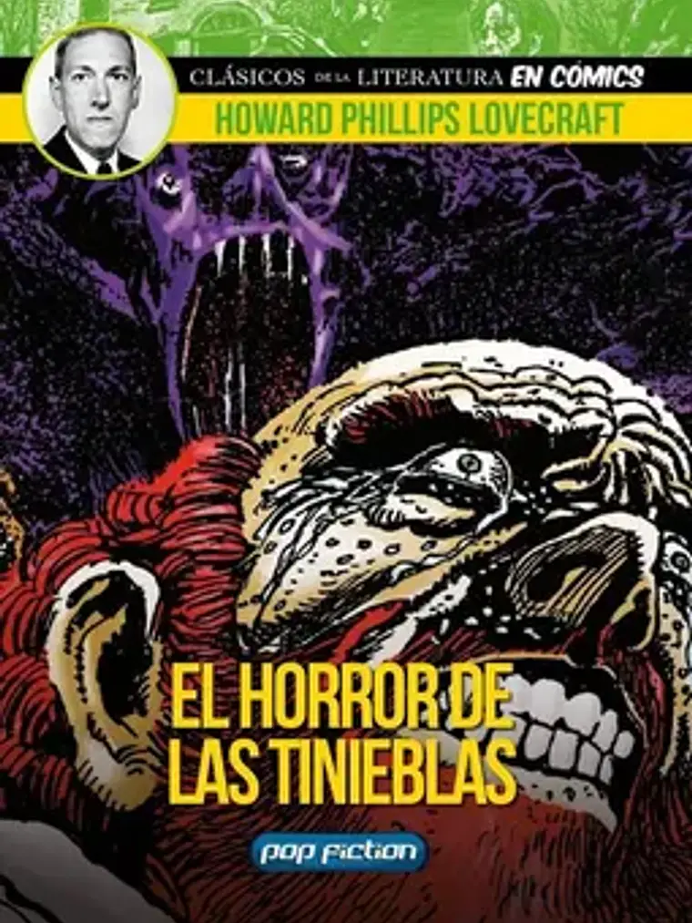 CLASICOS DE LA LITERATURA EN COMICS EL HORROR DE LAS TINIEBLAS - POP FICTION 1