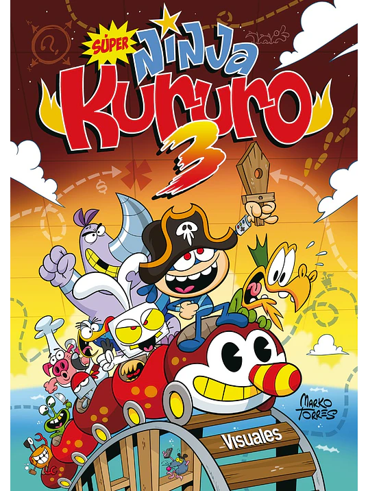 SUPER NINJA KURURO 3 - VISUALES 1