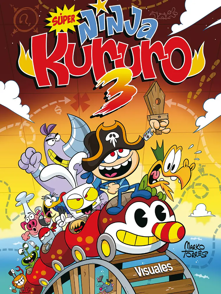 SUPER NINJA KURURO 3 - VISUALES 1