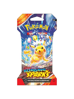 POKEMON SCARLET & VIOLET 08 SURGING SPARKS SLEEVED BOOSTER- ESPAÑOL