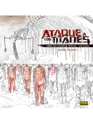ATAQUE A LOS TITANES. LIBRO DE COLOREAR OFICIAL
