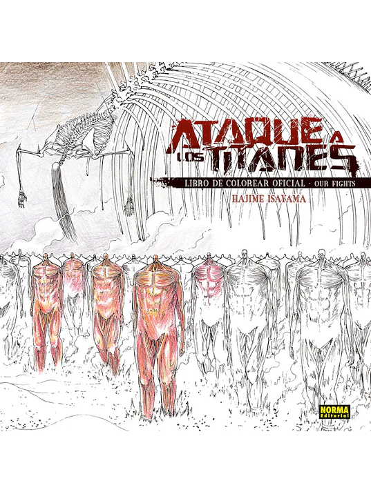 ATAQUE A LOS TITANES. LIBRO DE COLOREAR OFICIAL 1