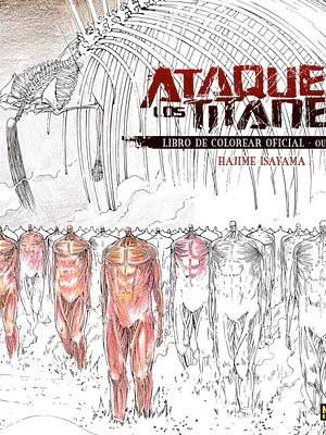 ATAQUE A LOS TITANES. LIBRO DE COLOREAR OFICIAL