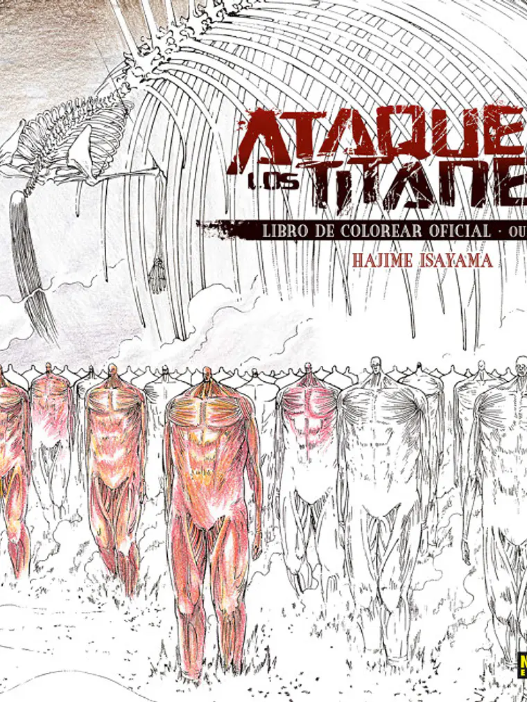 ATAQUE A LOS TITANES. LIBRO DE COLOREAR OFICIAL 1