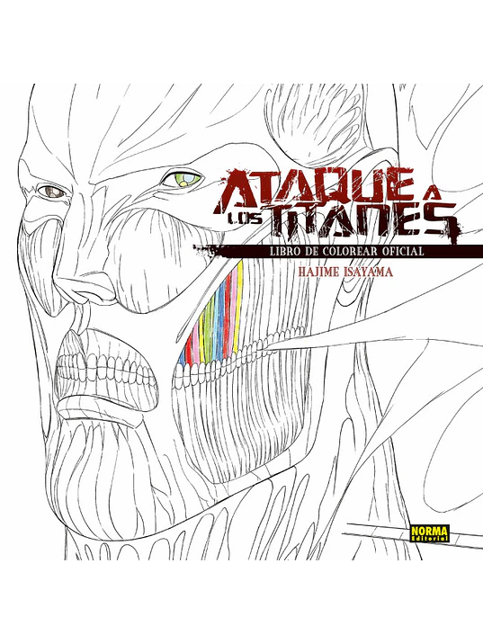 ATAQUE A LOS TITANES. LIBRO DE COLOREAR OFICIAL 2 1