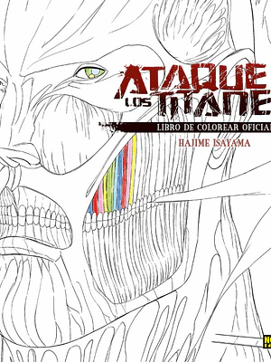 ATAQUE A LOS TITANES. LIBRO DE COLOREAR OFICIAL 2