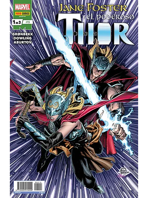 JANE FOSTER Y EL PODEROSO THOR 1 DE 3 - PANINI ESPANA