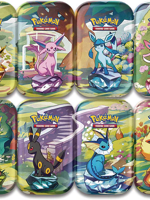 SCARLET & VIOLET PRISMATIC EVOLUTIONS MINI TIN - ESPAÑOL
