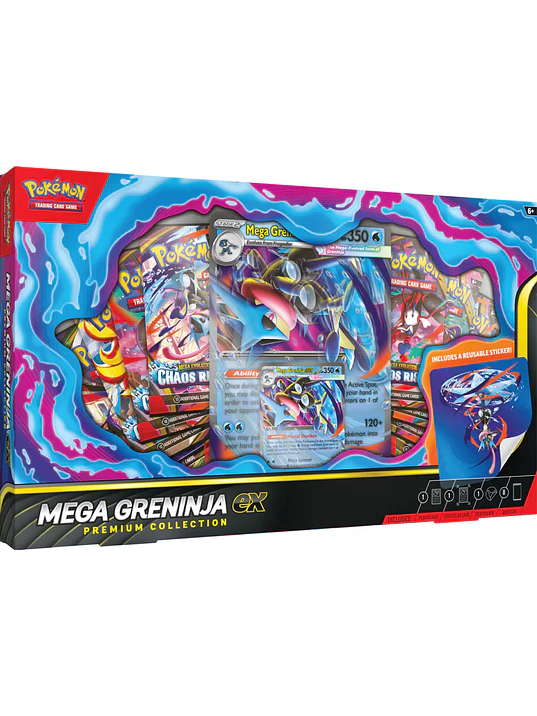 POKEMON TCG: MEGA GRENINJA EX PREMIUM COLLECTION - INGLÉS 1