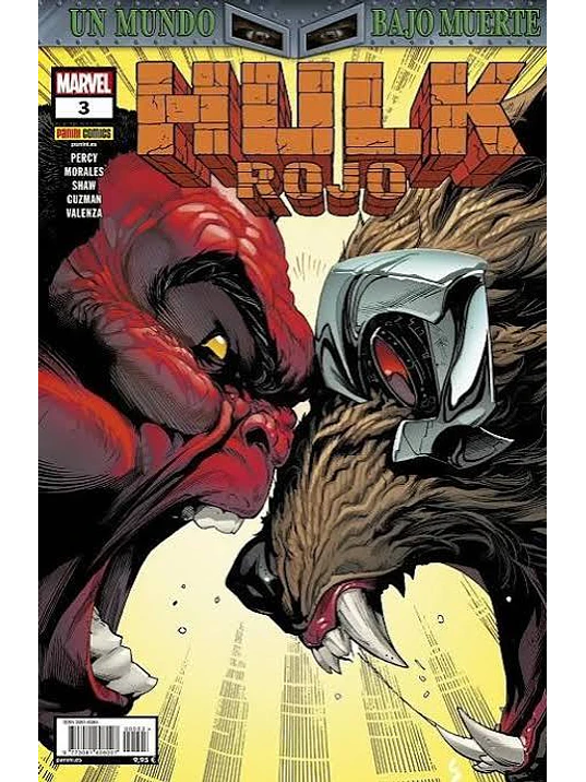 UN MUNDO BAJO MUERTE: HULK ROJO NÚM. 03 1