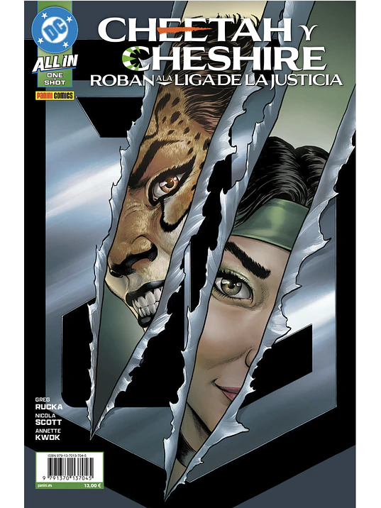 CHEETAH Y CHESHIRE ROBAN A LA LIGA DE LA JUSTICIA. DC ONE-SHOT 1