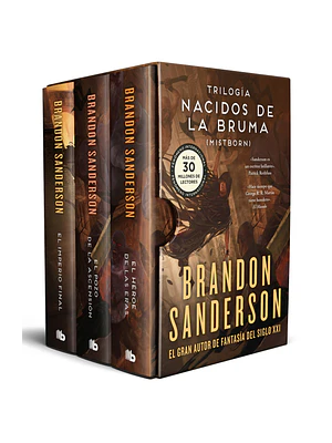 ESTUCHE MISTBORN. NACIDOS DE LA BRUMA - B DE BOLSILLO