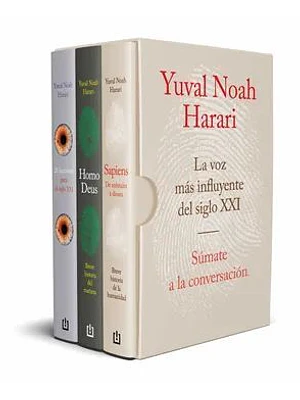 ESTUCHE HARARI SAPIENS/ HOMO DEUS/ 21 LECCIONES 