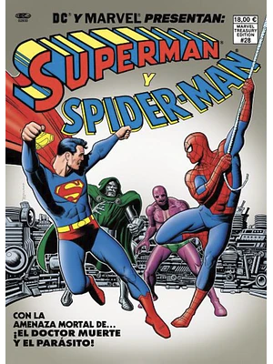 SUPERMAN Y SPIDERMAN (PORTADA DE BRIAN BOLLAND) DC-MARVEL TREASURY EDITION