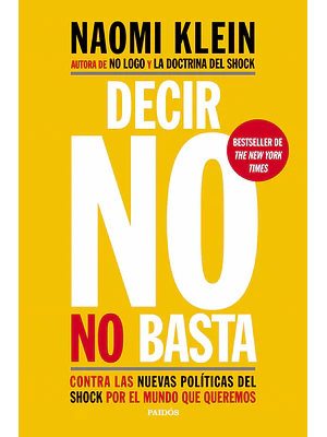 DECIR NO NO BASTA - PAIDOS