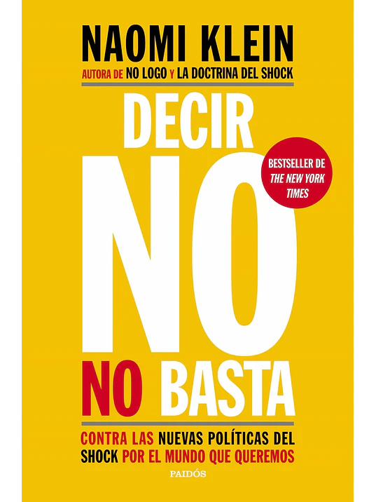 DECIR NO NO BASTA - PAIDOS 1