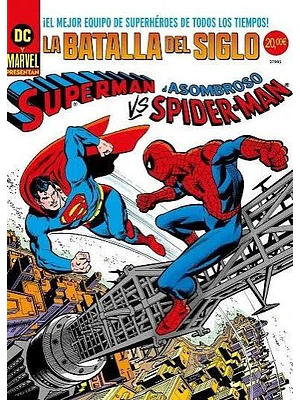 PREVENTA - SUPERMAN Y SPIDERMAN. DC-MARVEL TREASURY EDITION