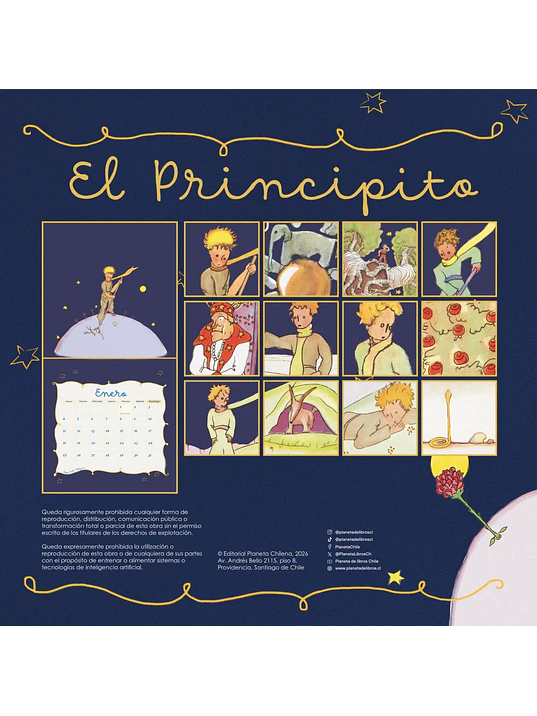 CALENDARIO EL PRINCIPITO 2