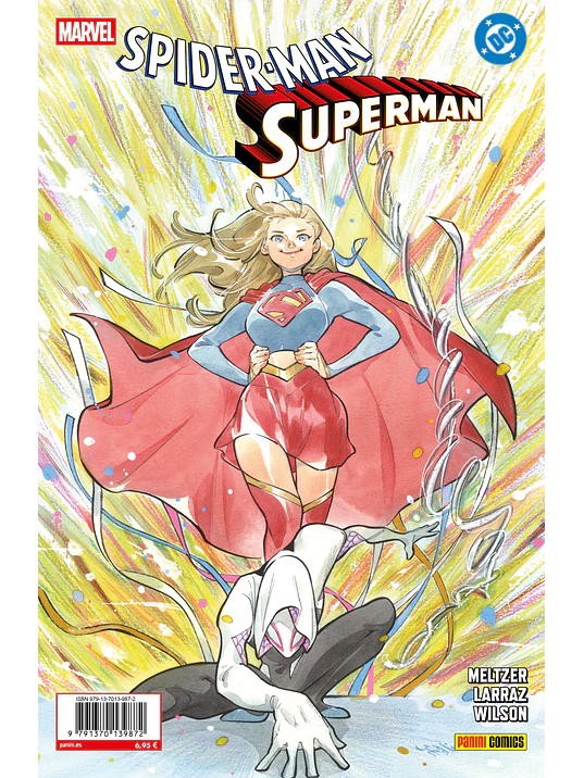 PREVENTA - SPIDER-MAN/SUPERMAN NÚM. 01 (COVER C - PEACH MOMOKO). MARVEL/DC 1