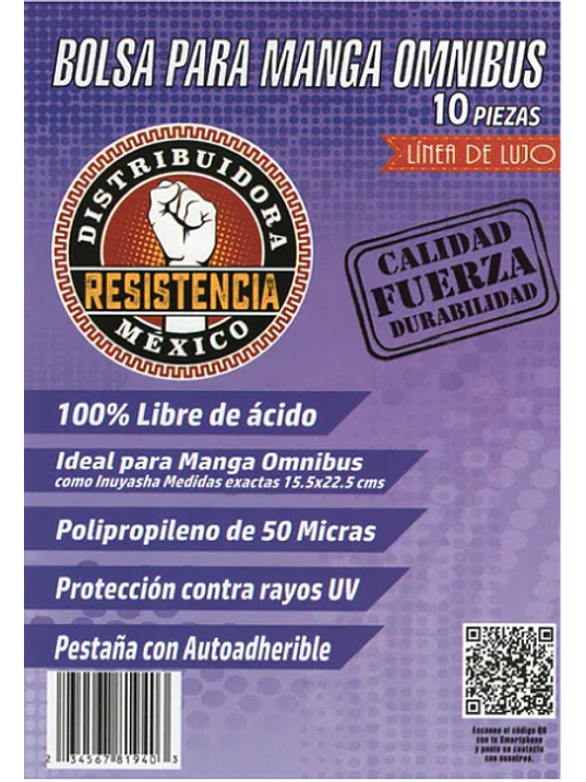 BOLSA PARA MANGA OMNIBUS 10 PIEZAS LINEA DE LUJO 1