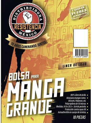 BOLSA PARA MANGA GRANDE 10 PIEZAS LINEA DE LUJO