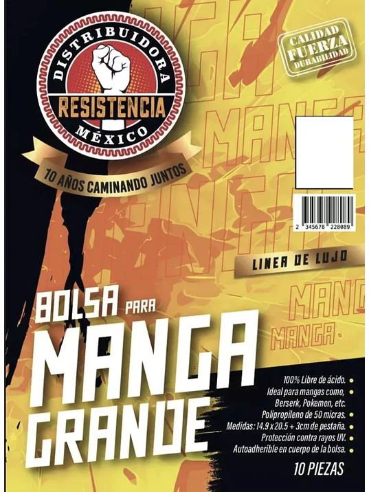 BOLSA PARA MANGA GRANDE 10 PIEZAS LINEA DE LUJO 1