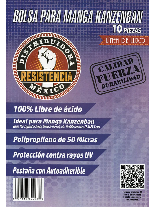 BOLSA PARA MANGA KANZENBAN 10 PIEZAS LINEA DE LUJO 1