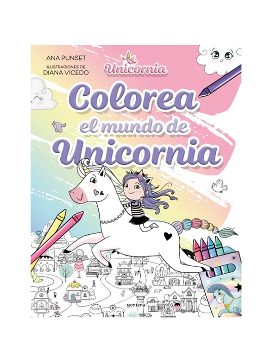UNICORNIA: MUNDO DE UNICORNIA COLOREAR 1