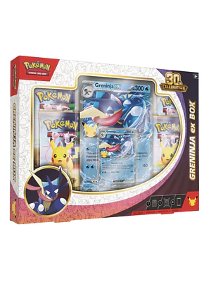POKEMON TCG: 30TH CELEBRATION EX BOX (GRENINJA EX) - INGLÉS