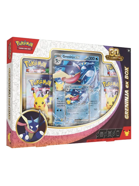 POKEMON TCG: 30TH CELEBRATION EX BOX (GRENINJA EX) - INGLÉS 1