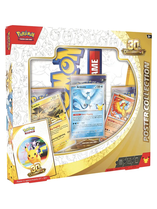 POKEMON TCG: 30TH CELEBRATION POSTER COLLECTION - INGLÉS 1