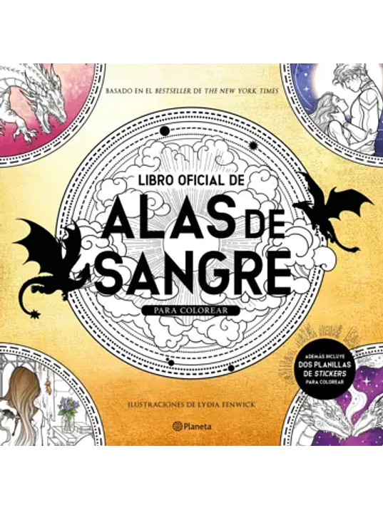 LIBRO OFICIAL DE ALAS DE SANGRE PARA COLOREAR 1