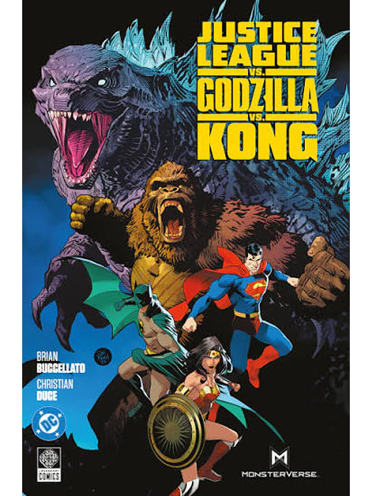 PREVENTA - JUSTICE LEAGUE VS. GODZILLA VS. KONG. 100% DC HC 1
