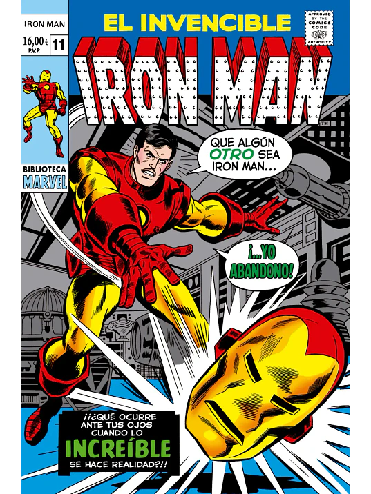 PREVENTA - BIBLIOTECA MARVEL 137. EL INVENCIBLE IRON MAN 11 1