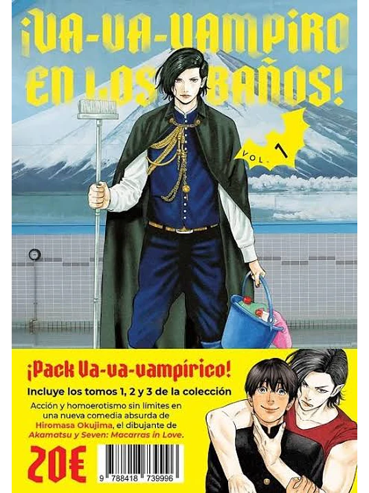 PREVENTA - PACK VAMPÍRICO ¡VA-VA-VAMPIRO EN LOS BAÑOS! VOL. 1+2+3 1