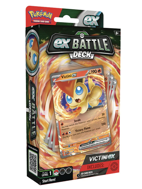 POKEMON TCG: EX BATTLE DECK (VICTINI EX OR MIRAIDON EX) - INGLÉS 1